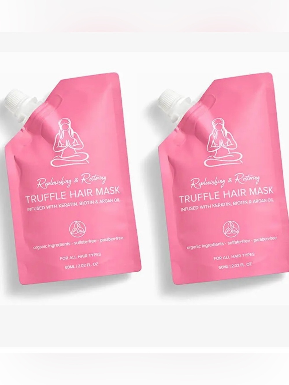 KARMA BEAUTY Truffle Hair Mask Duo 60ml X 2 BRAND NEW/SEALED